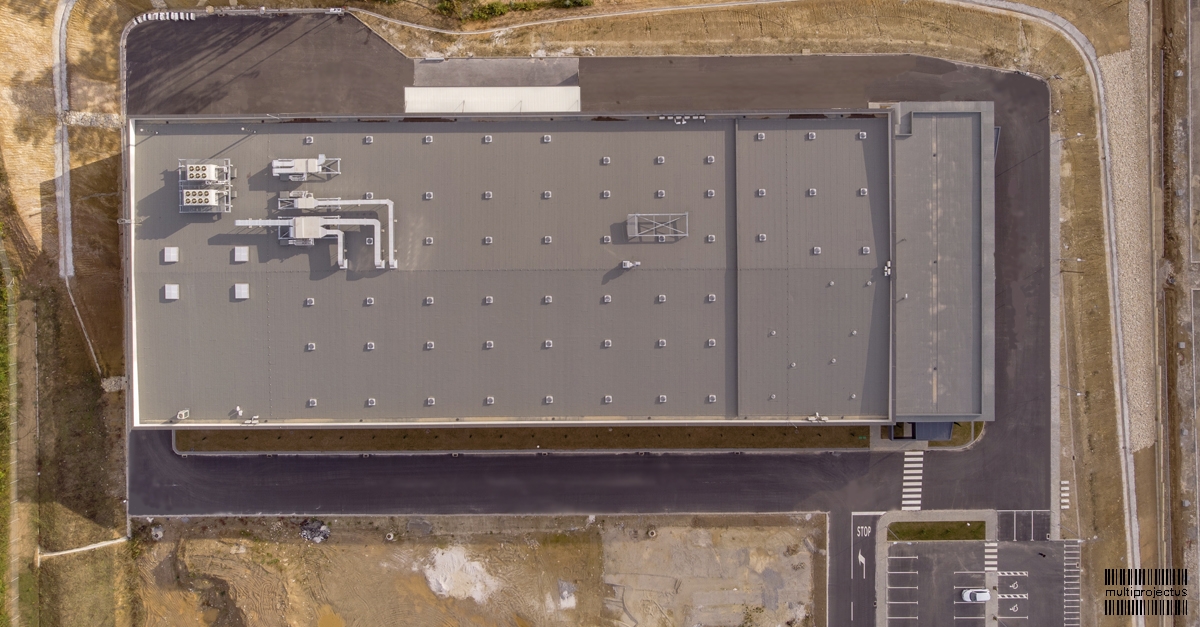 Vista aérea de lote de unidade industrial - Bontaz - CONSTRUÇÃO INDUSTRIAL - Multiprojectus